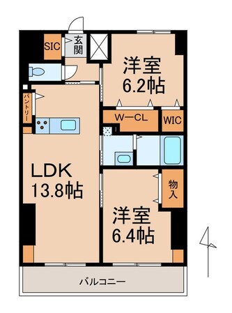 友田町店舗付き新築マンションの物件間取画像